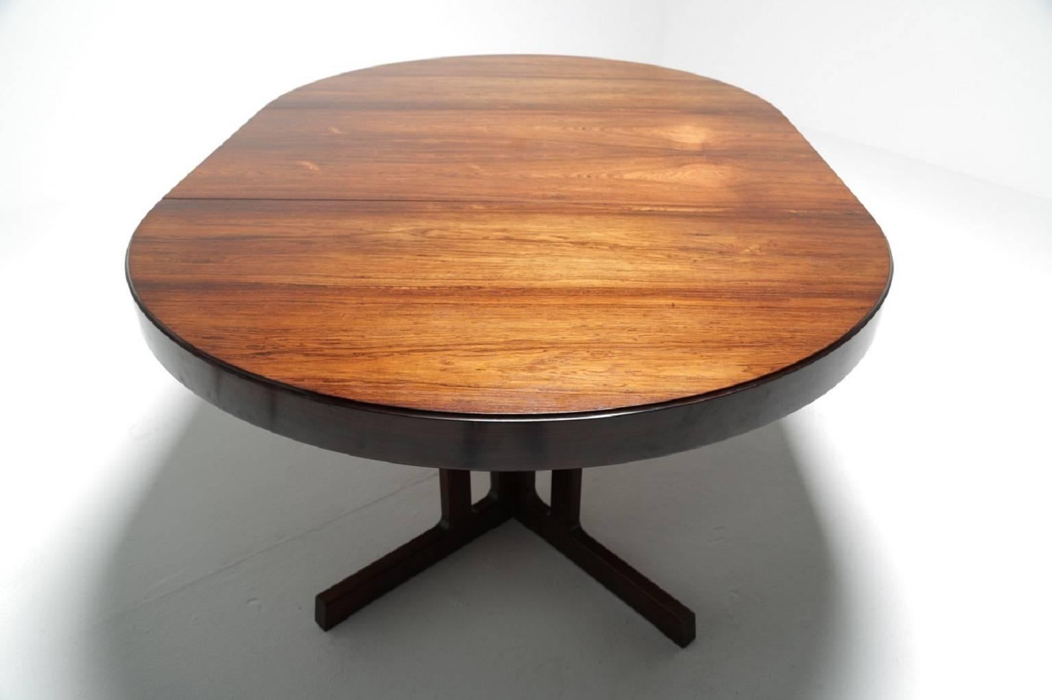 Kai Kristiansen Danish hardwood dining table, Denmark 1960s In Excellent Condition In Oberstown, Lusk, IE