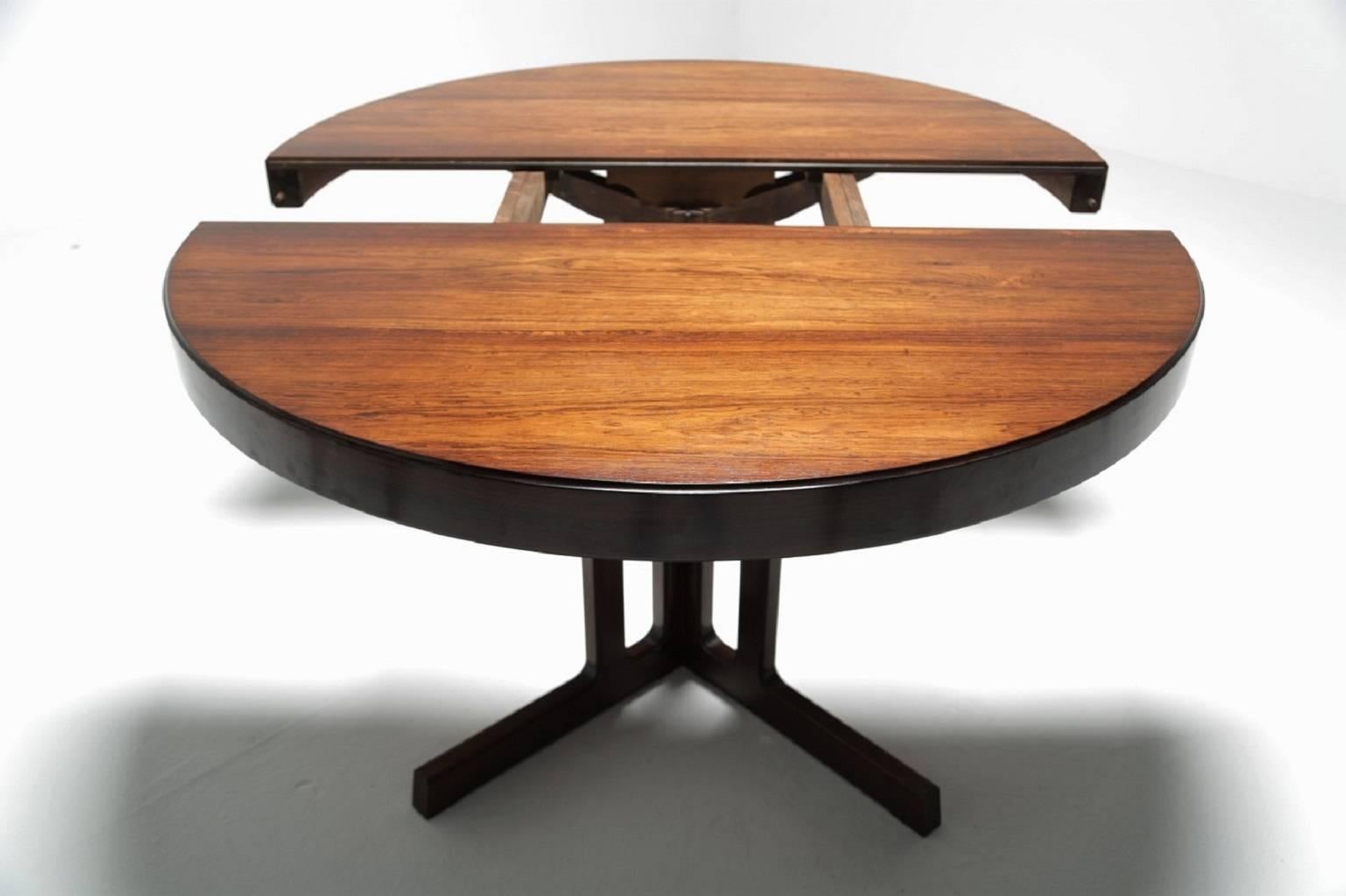 Hardwood Kai Kristiansen Danish hardwood dining table, Denmark 1960s