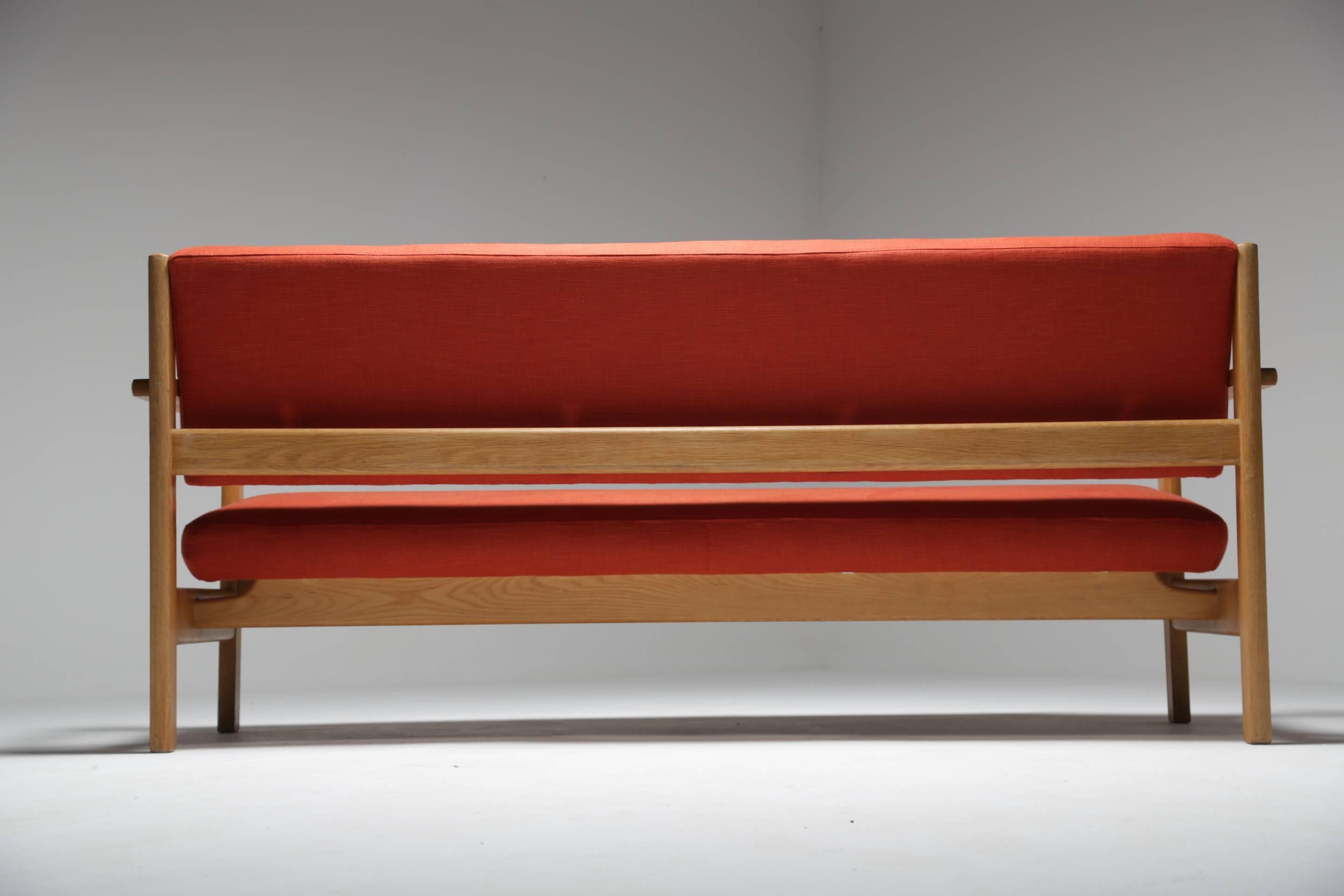 Danish Midcentury Sofa by Hans Wegner for GETAMA