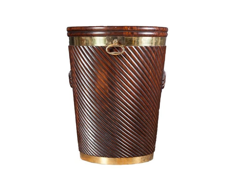 Irish Mahogany Turf Bucket For Sale at 1stDibs bucket of turf, irish