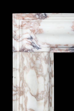Breccia Medici Marble Bolection Fireplace by Ryan & Smith