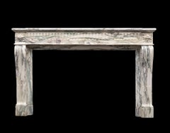 large scale matching pair of antique French Louis XVI style fireplaces
