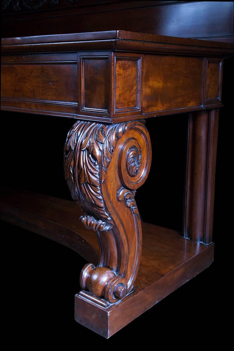 Irish Antique Regency Sideboard