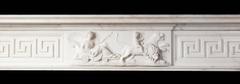 Antique Regency Statuary Marble Fireplace