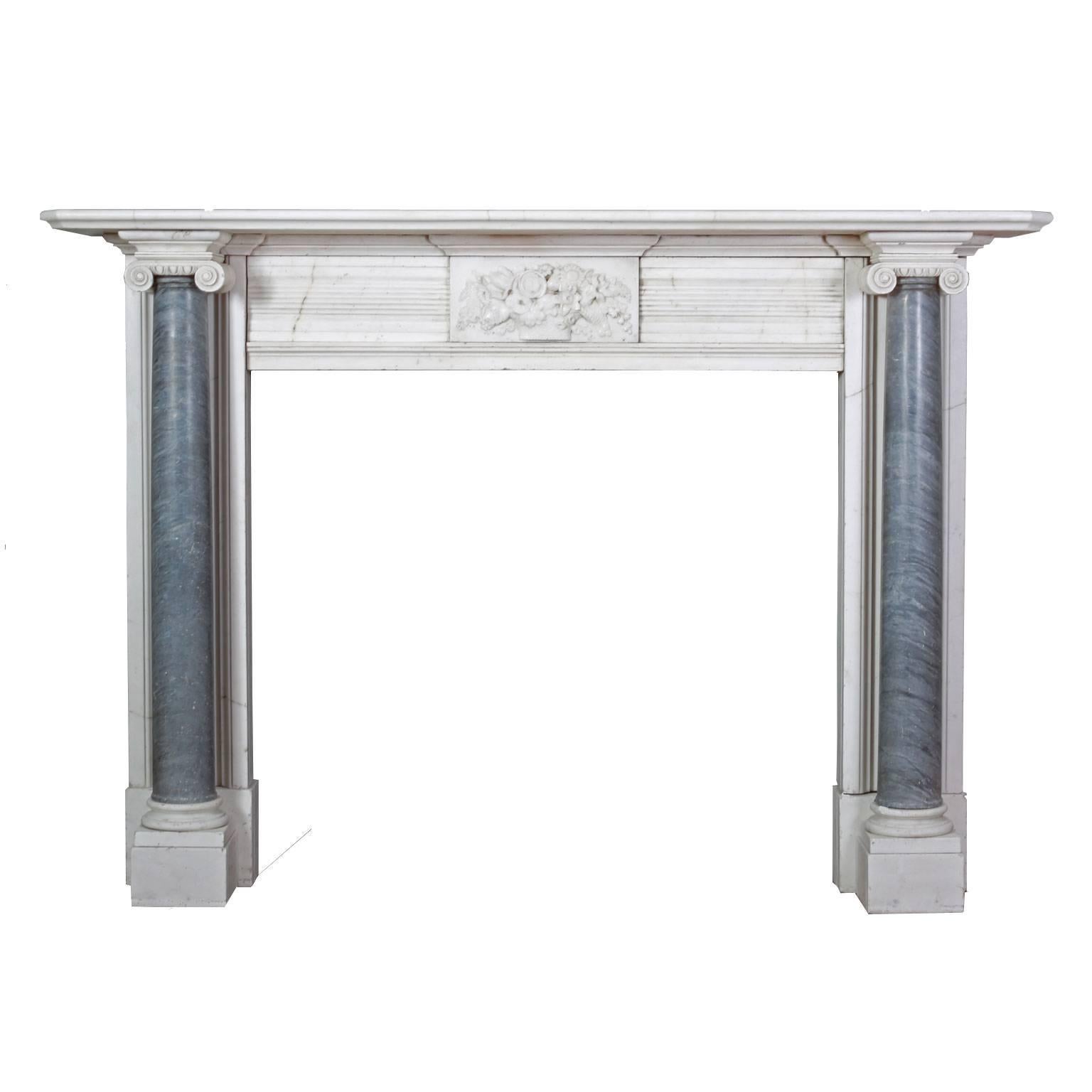 Antique Regency Marble Fireplace