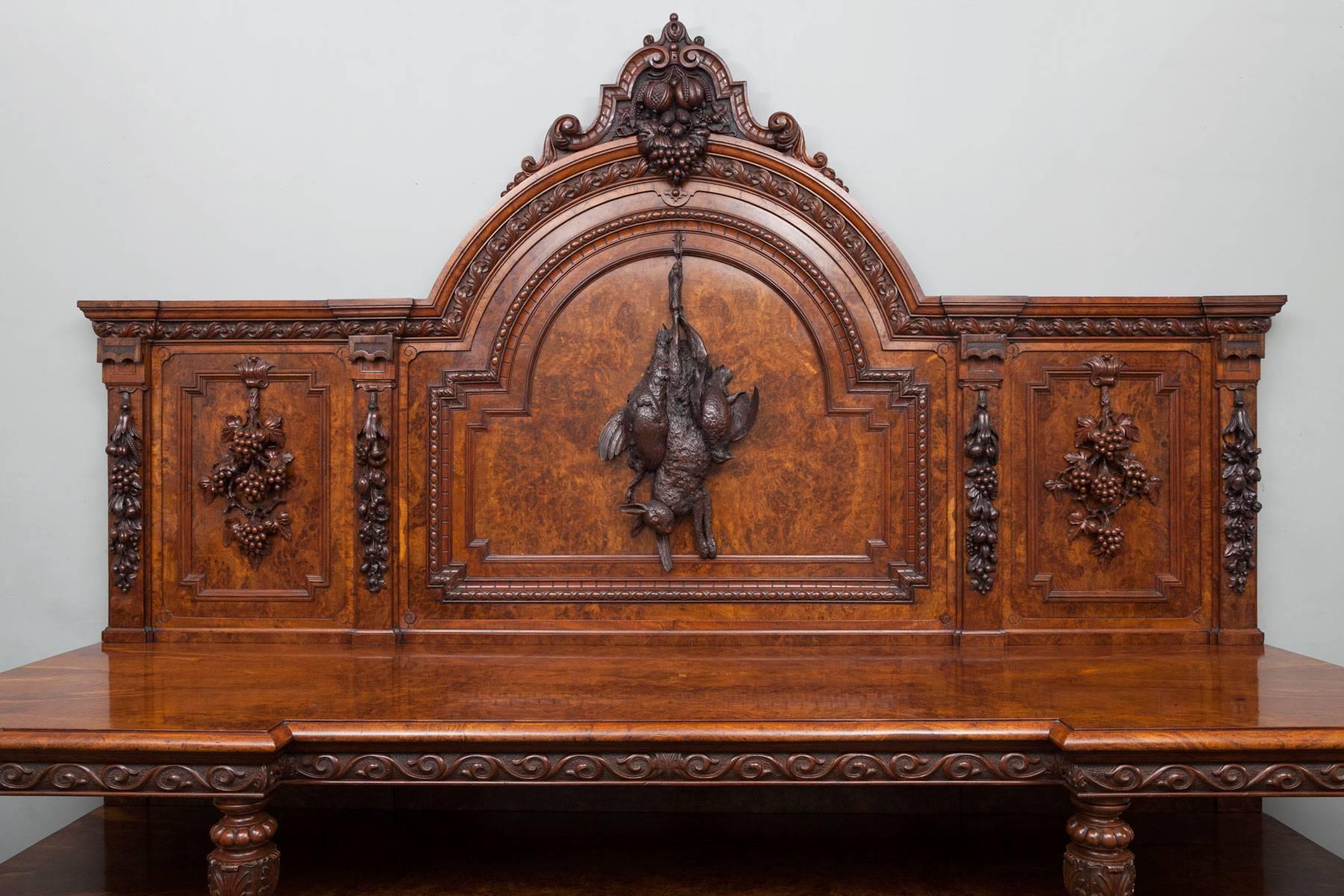 19th Century Large Antique Sideboard For Sale