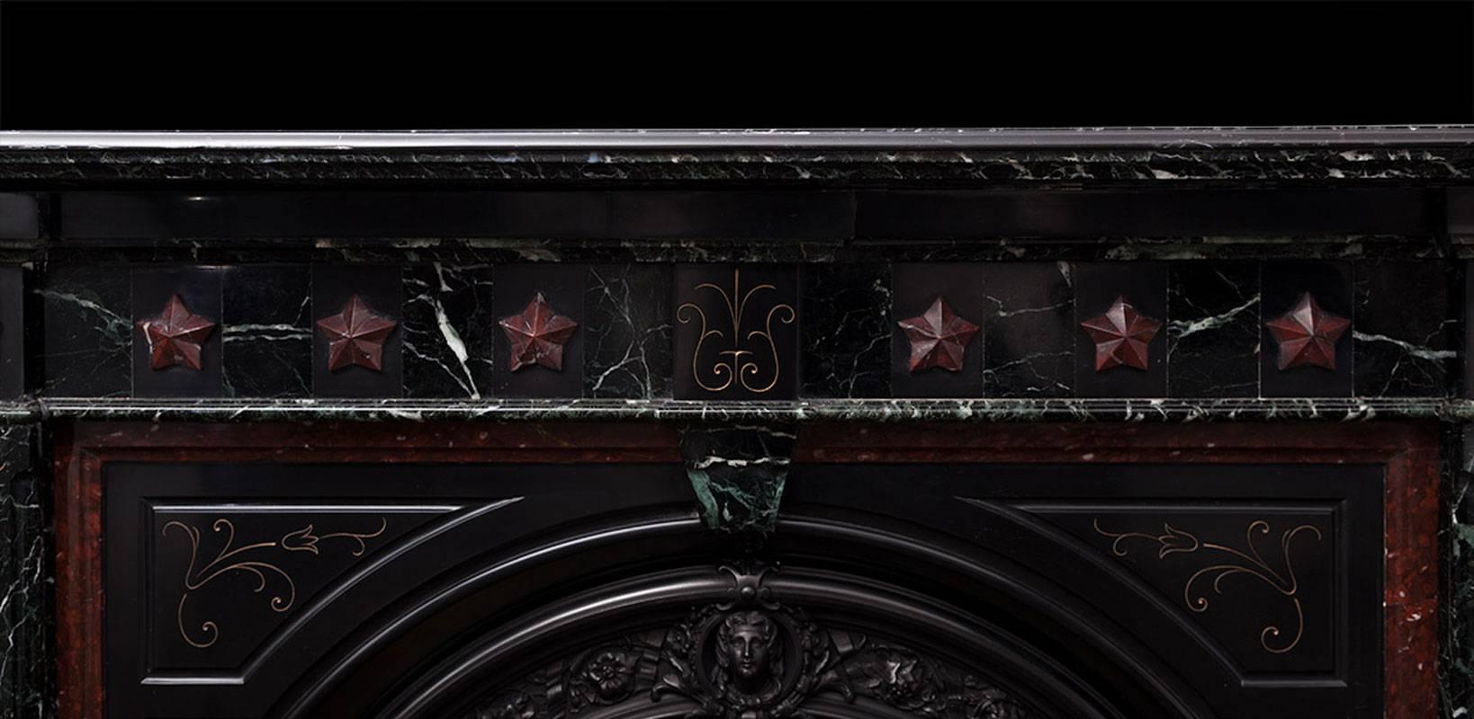 marble fireplace insert