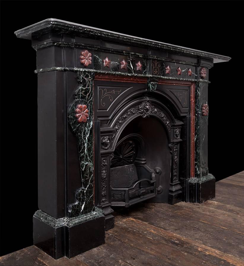fireplace cast iron insert