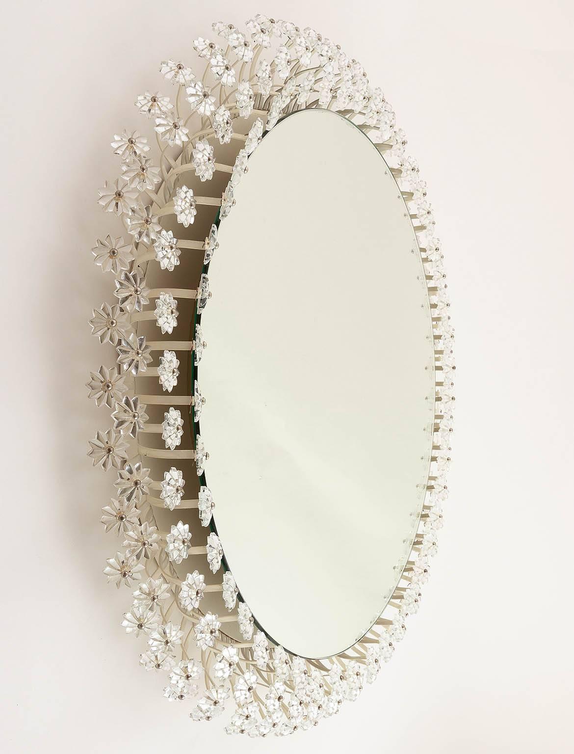 Mid-Century Modern Emil Stejnar Backlit Mirror for Rupert Nikoll, Austria, 1950s (Pair Available)