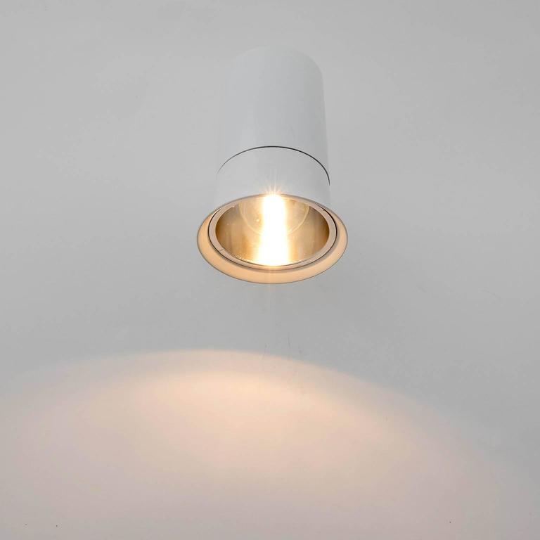 White Metal Sconces Wall Lights by J.T. Kalmar, 1970 at 1stdibs