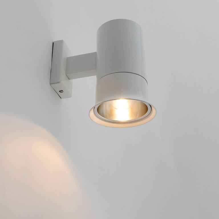 White Metal Sconces Wall Lights by J.T. Kalmar, 1970 at 1stdibs