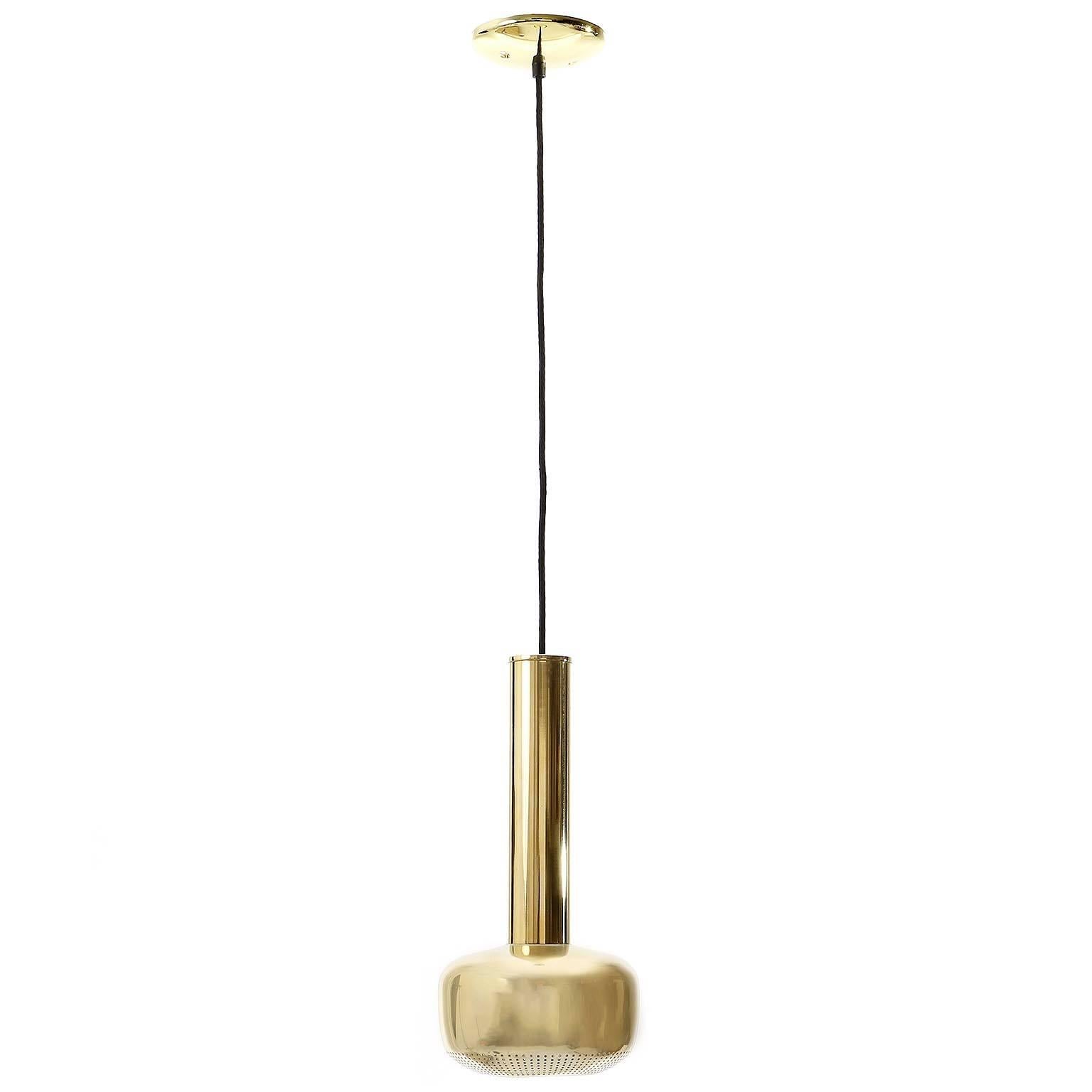 vega indoor-outdoor brass pendant light