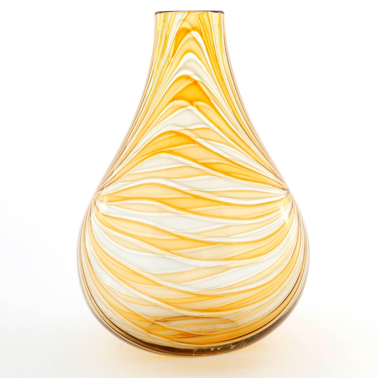 Italian Glass Vase 'Samarcanda' Lino Tagliapietra for Effetre International, Italy, 1986