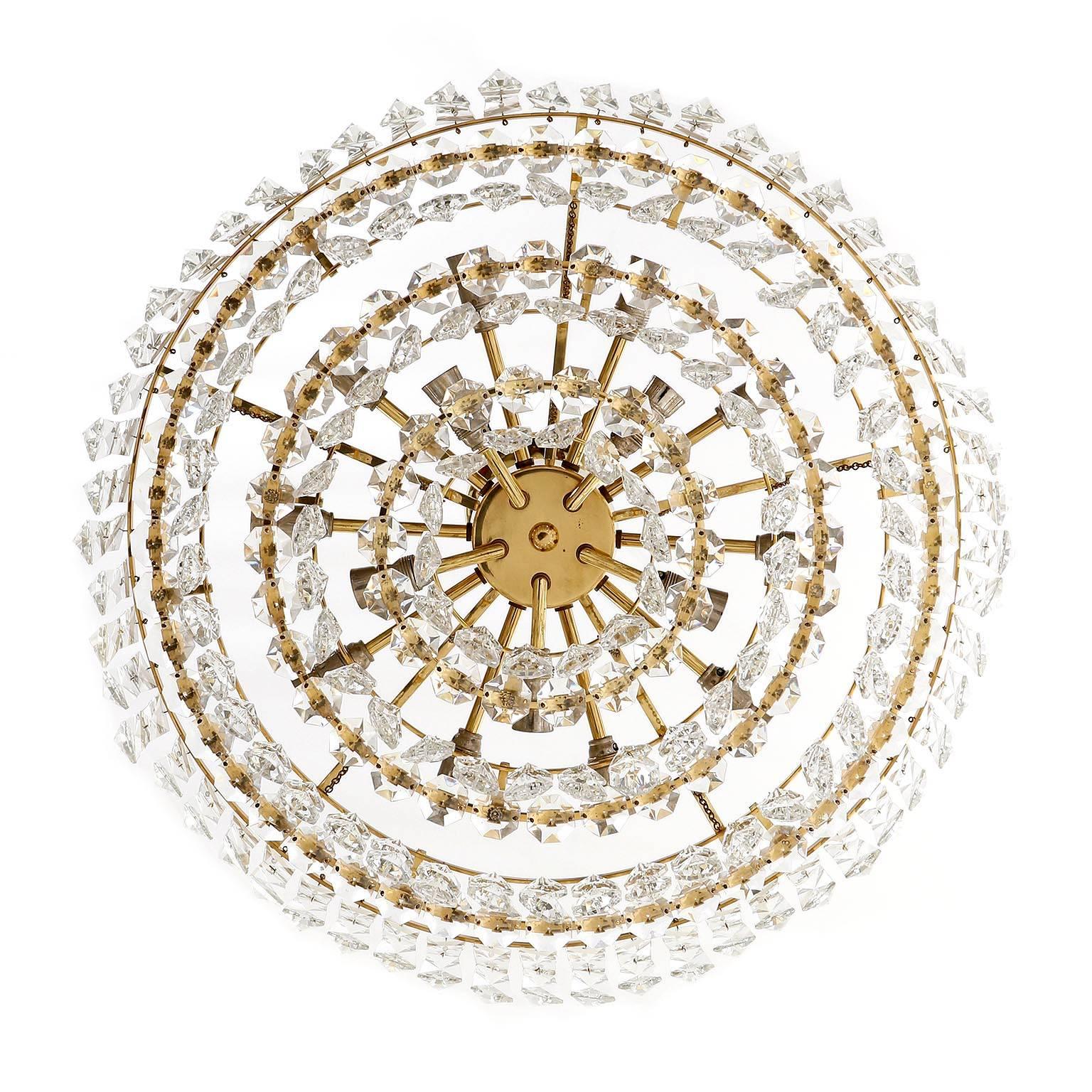 Chandelier by J.T. Kalmar In Excellent Condition In Hausmannstätten, AT