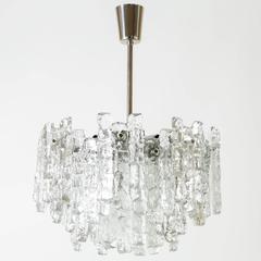 Kalmar Ice Glass Chandelier