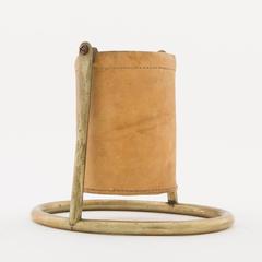 Carl Auböck Bottle Holder Leather Brass