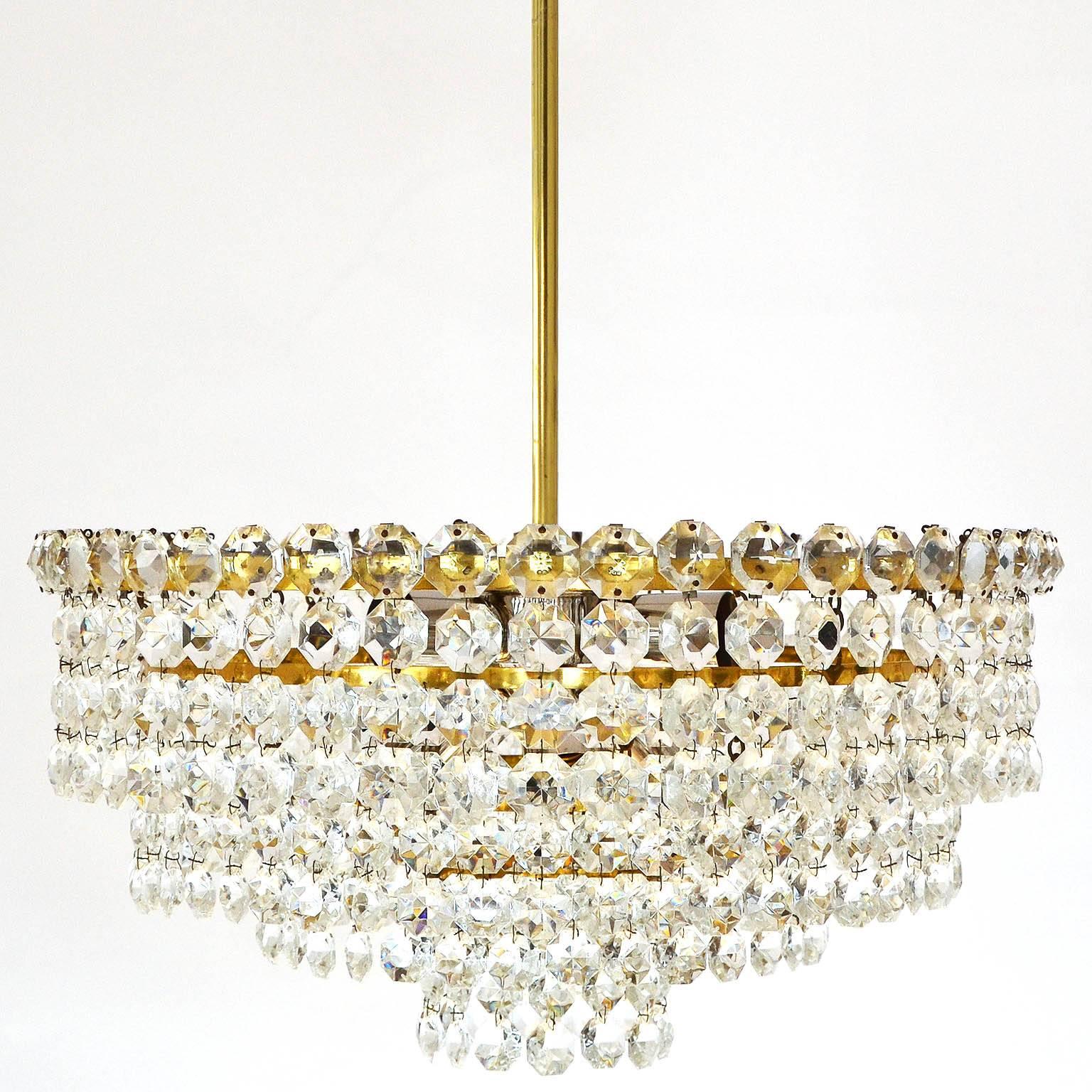 A pair of beautiful and handmade high quality chandeliers 