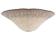 Lampada ad incasso Kalmar, ottone e vetro marrone, 1970