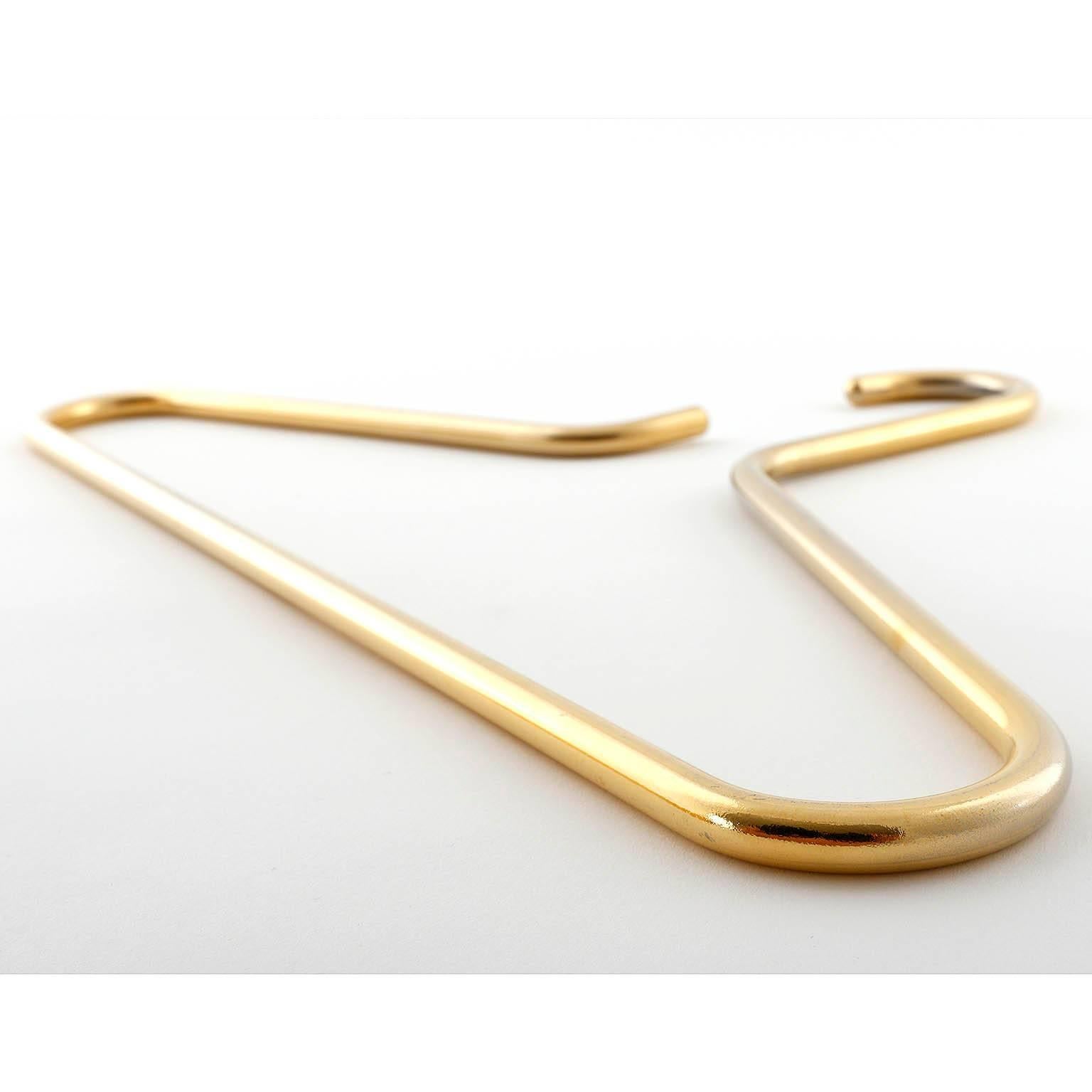 gold clothes hangers