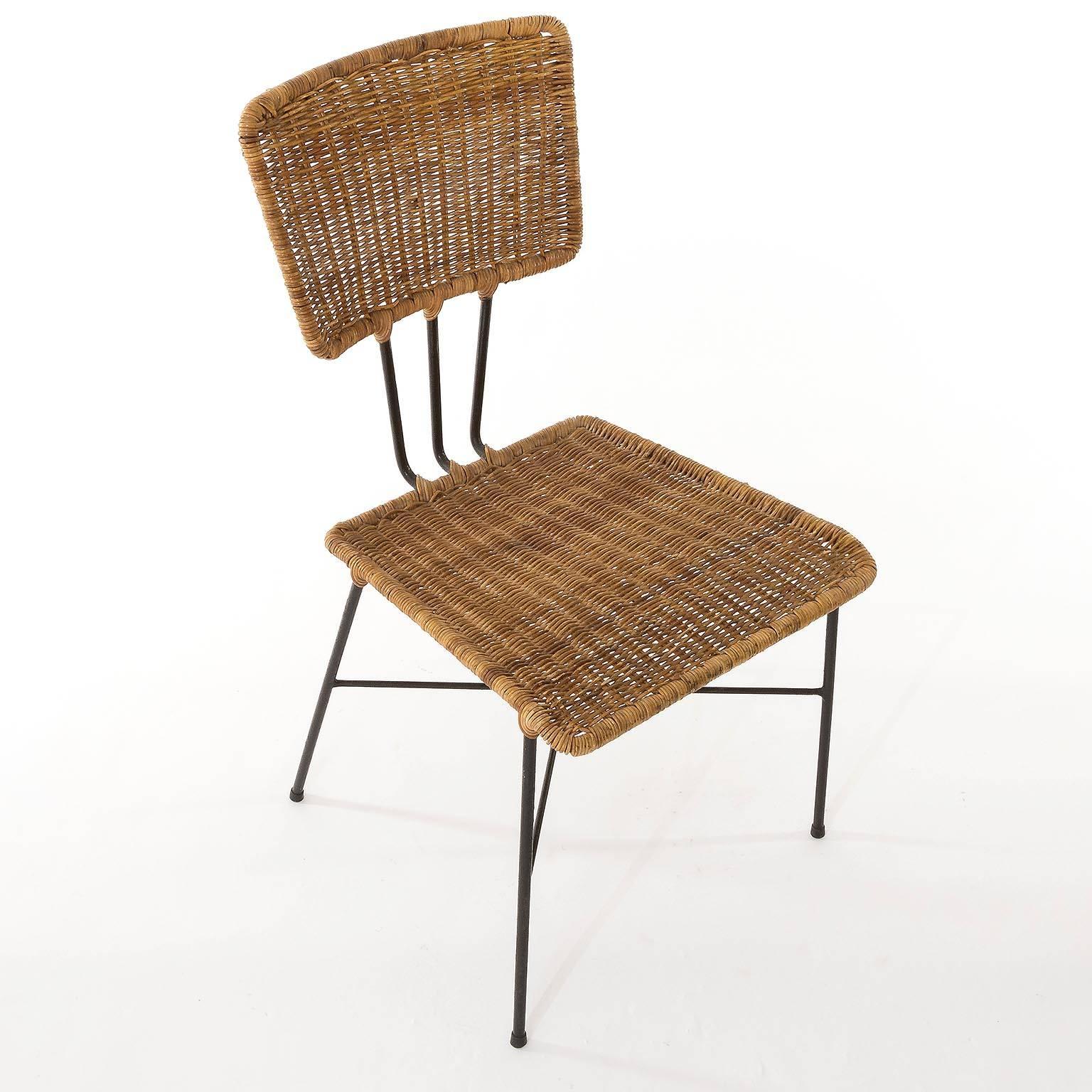 Six Wicker Chairs, 1950s im Zustand „Gut“ in Hausmannstätten, AT