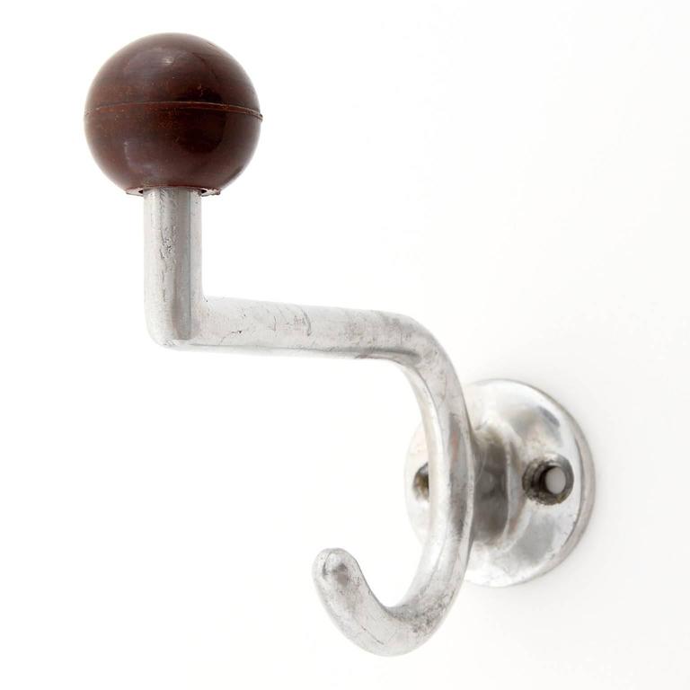 Four Art Deco Coat Wall Hooks, 1930s at 1stDibs 1930s coat hooks, art