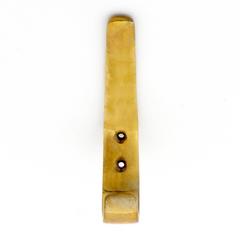 Five Brass Coat Wall Hooks by Bosse Austria, Vienna, 1950s