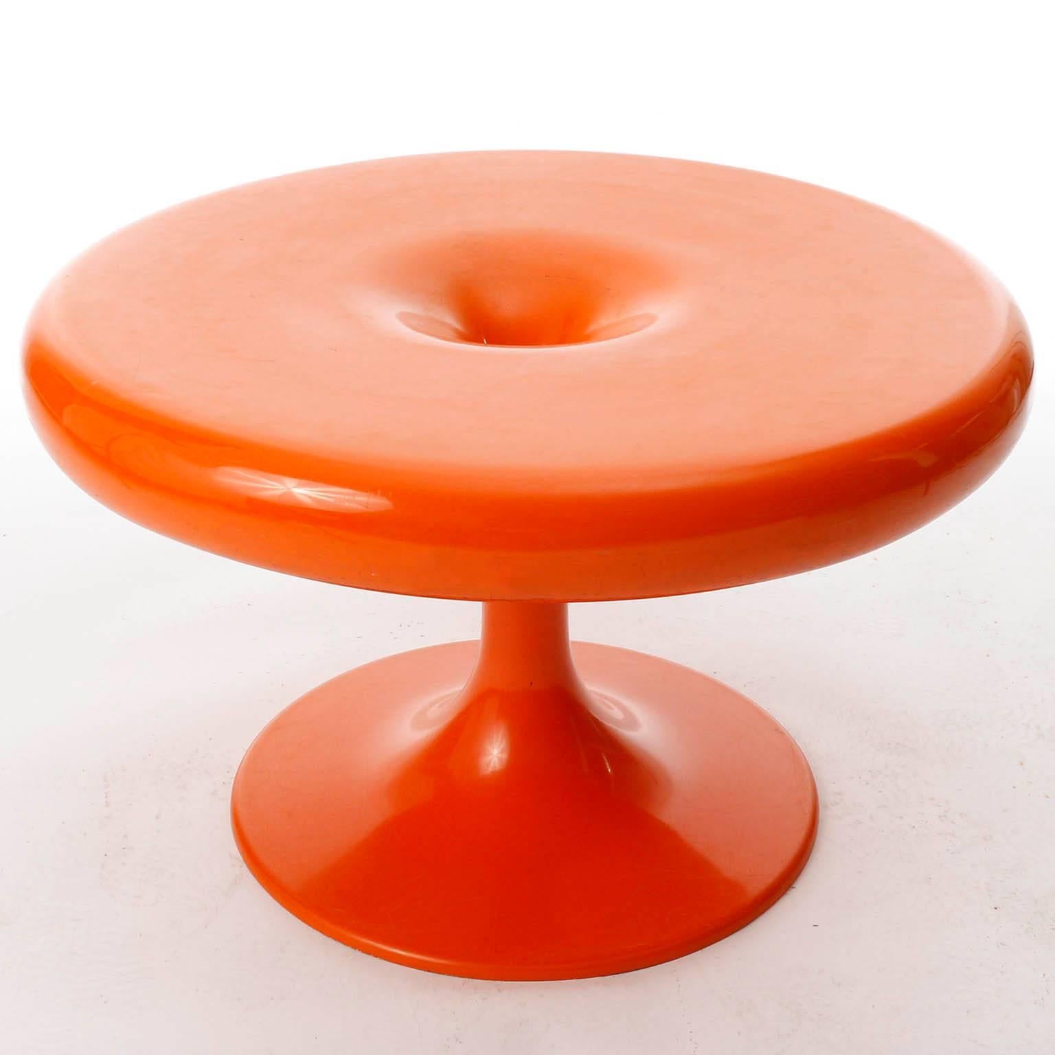 Eero Aarnio für Asko, Stuhl „Pastille“ aus orangefarbenem Glasfaser, Finnland, 1968 im Angebot 2