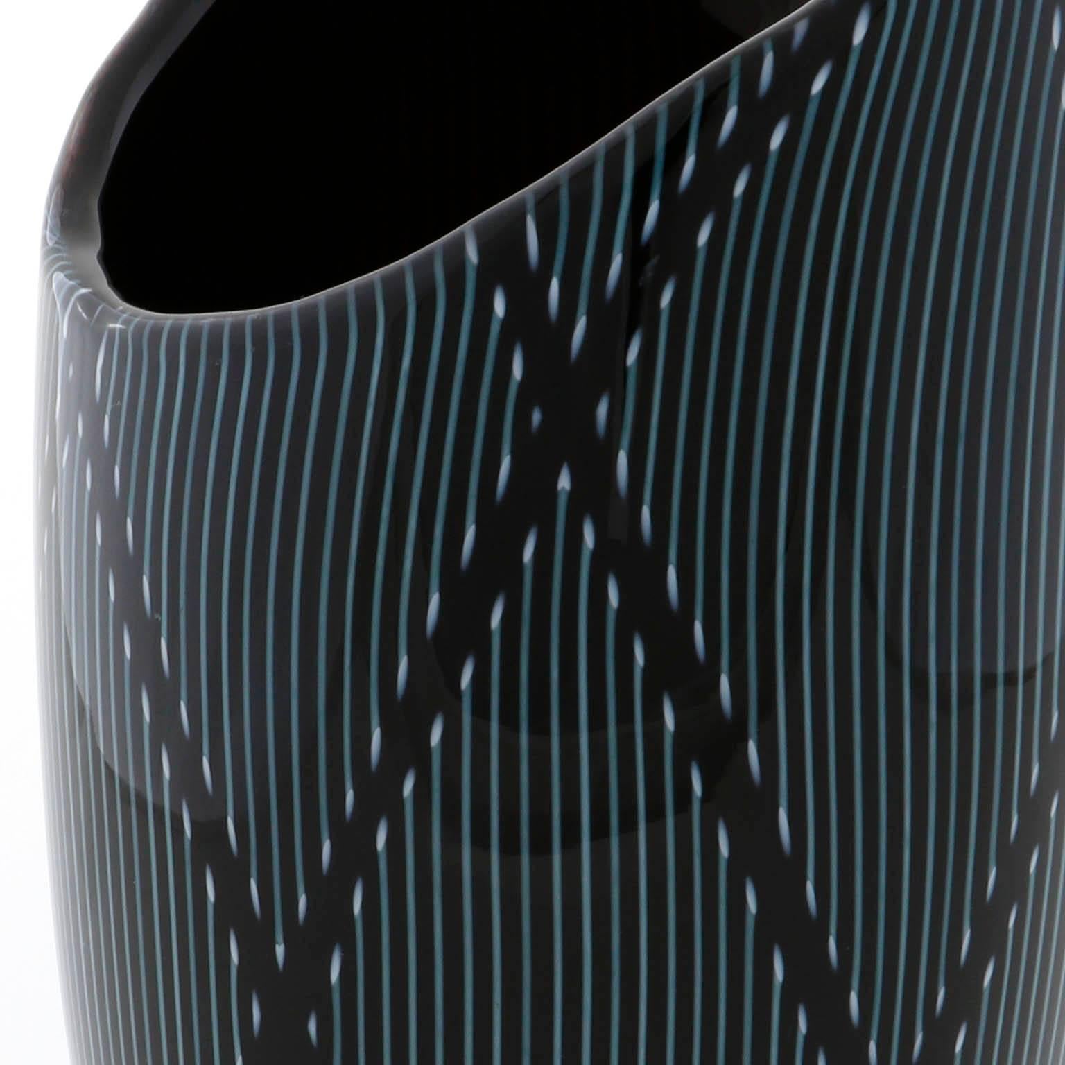 Art Glass Glass Vase 'Jeans' by Lino Tagliapietra for Effetre International, Italy, 1986