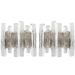 Kalmar Glass Sconces, 1970