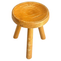 Tabouret tripode Charlotte Perriand 1970