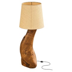 Lampe à poser du sculpteur sur bois richard lecompte