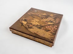 Japanese lacquer Suzuribako Writing Set.