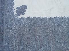 19th Century Kashmir Paisley Long Shawl