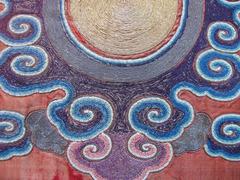 19th Century Chinese Embroidered Silk Fragment