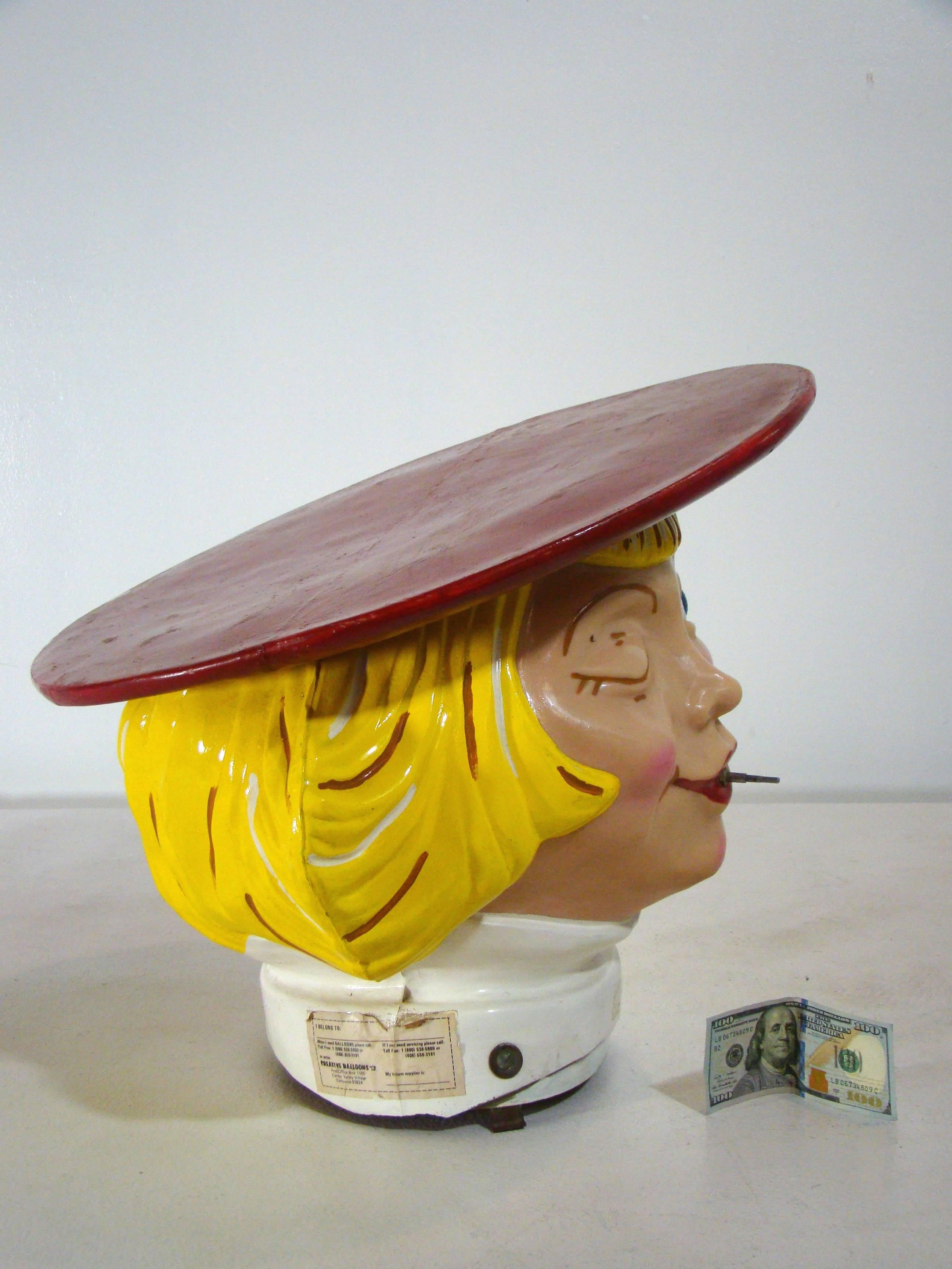Mid-Century Modern Buster Brown Shoe Store Fiberglass Advertising Display Piece, circa 1970s For Sale