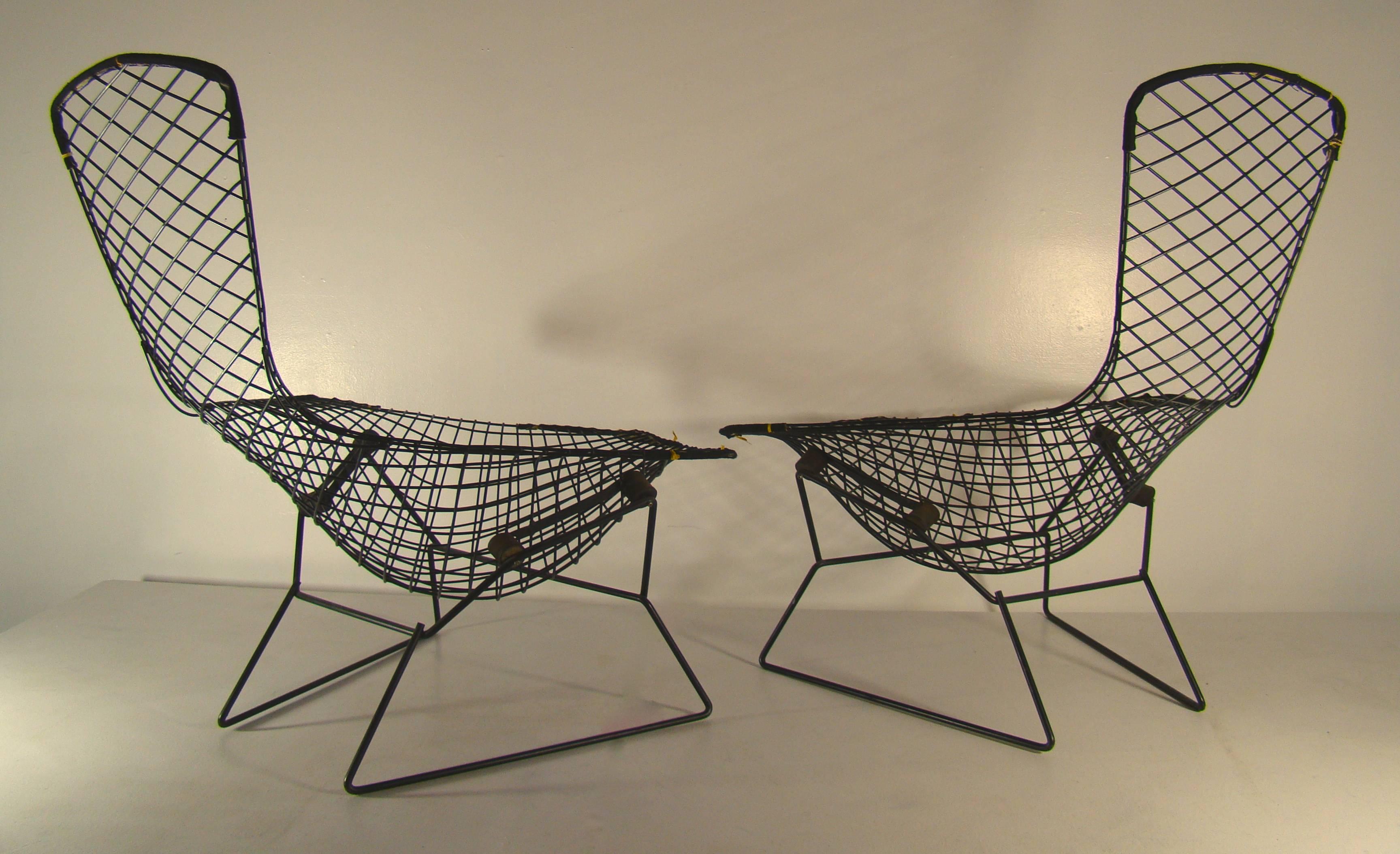 Mid-Century Modern Harry Bertoia for Knoll Bird Lounge Chairs SATURDAY SALE