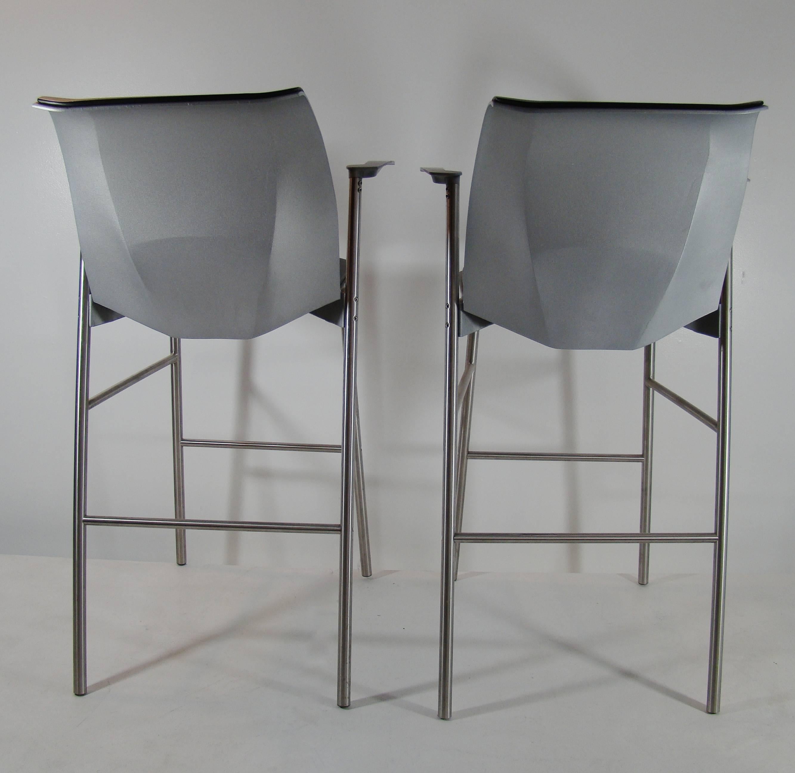 Late 20th Century Frank Gehry for Knoll Studio Limited Edition Fog Bar Stools For Sale