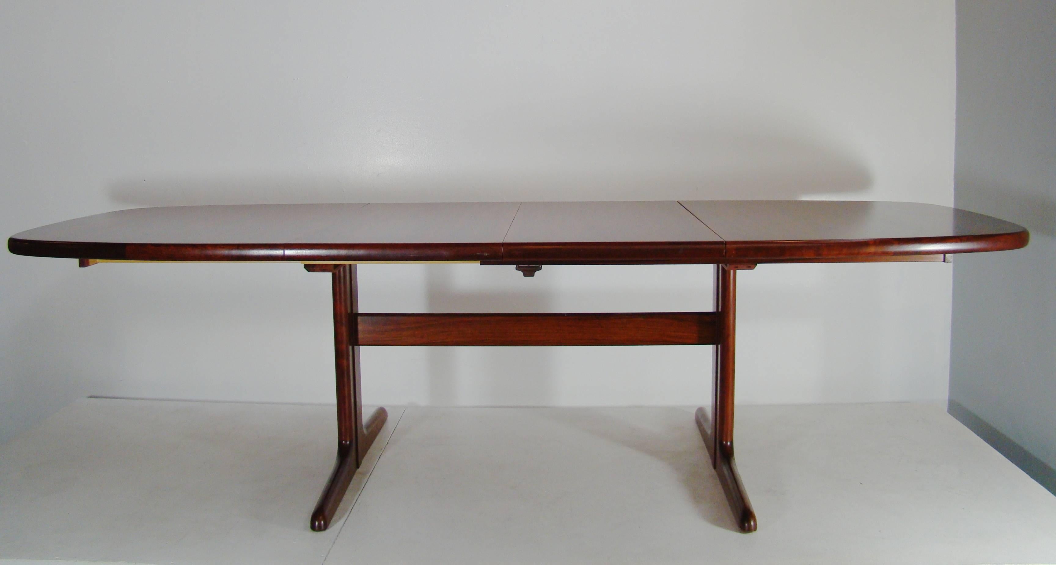 Danish Rosewood Dining Table by Skovby, Denmark