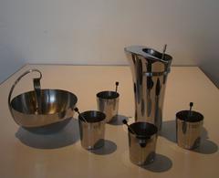 Walter Von Nessen and Russel Wright for Chase Machine Age Cocktail Set