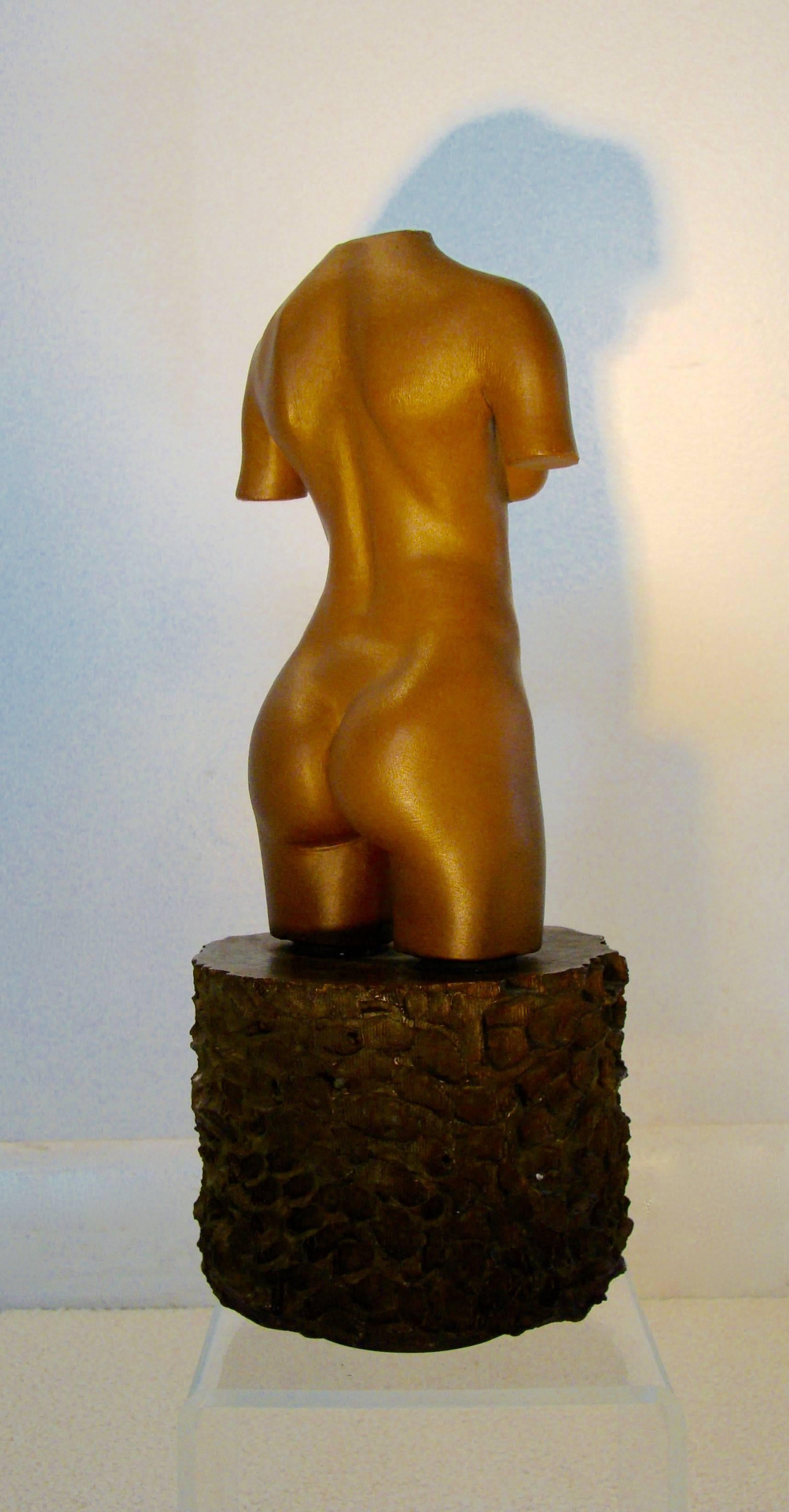 Mid-Century Modern Robert Graham Sculpture Torso, MOCA Edition in Solid Bronze, USA