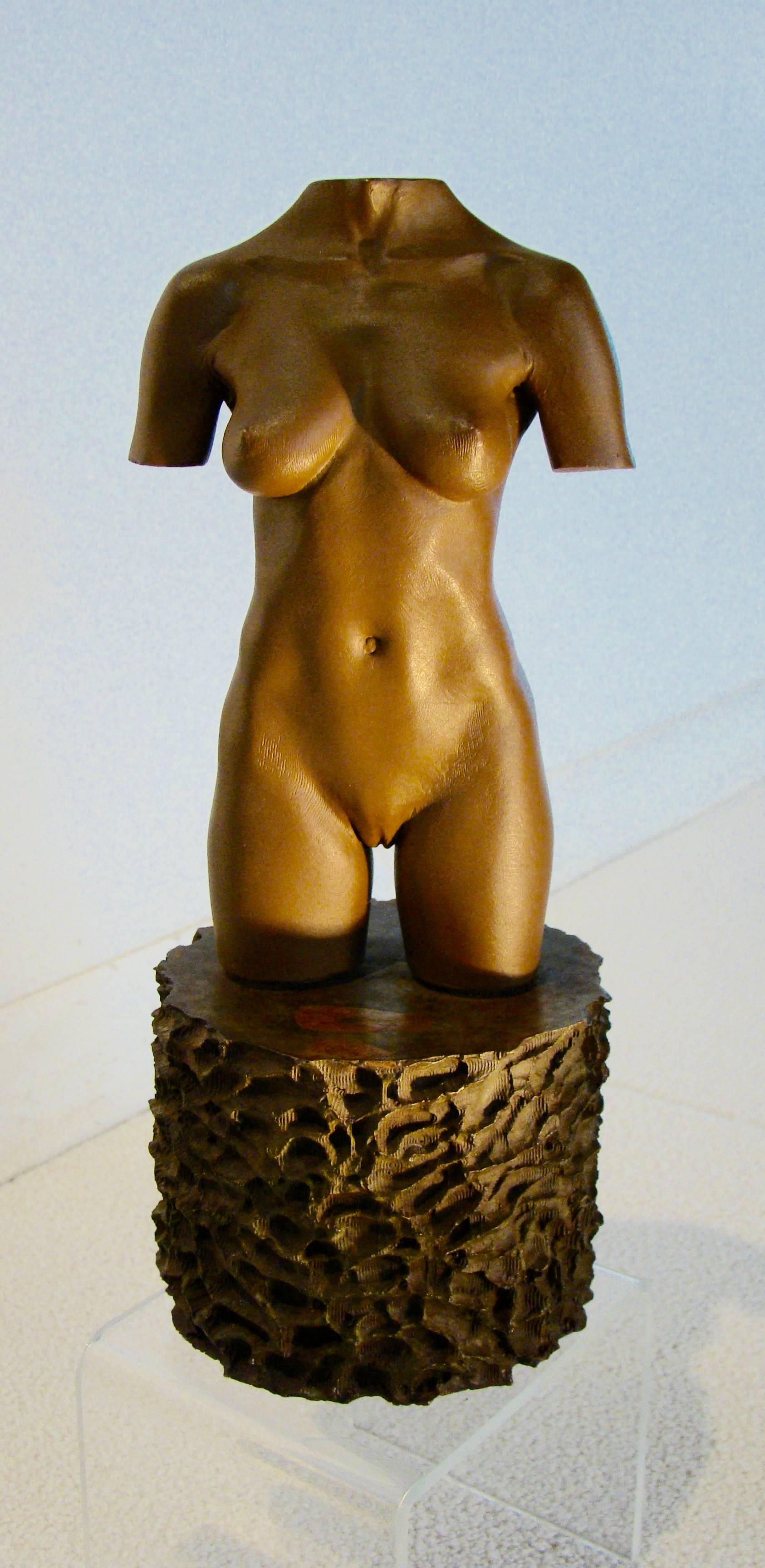 Late 20th Century Robert Graham Sculpture Torso, MOCA Edition in Solid Bronze, USA