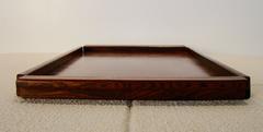 Don Shoemaker Rosewood Serving or Cocktail Tray