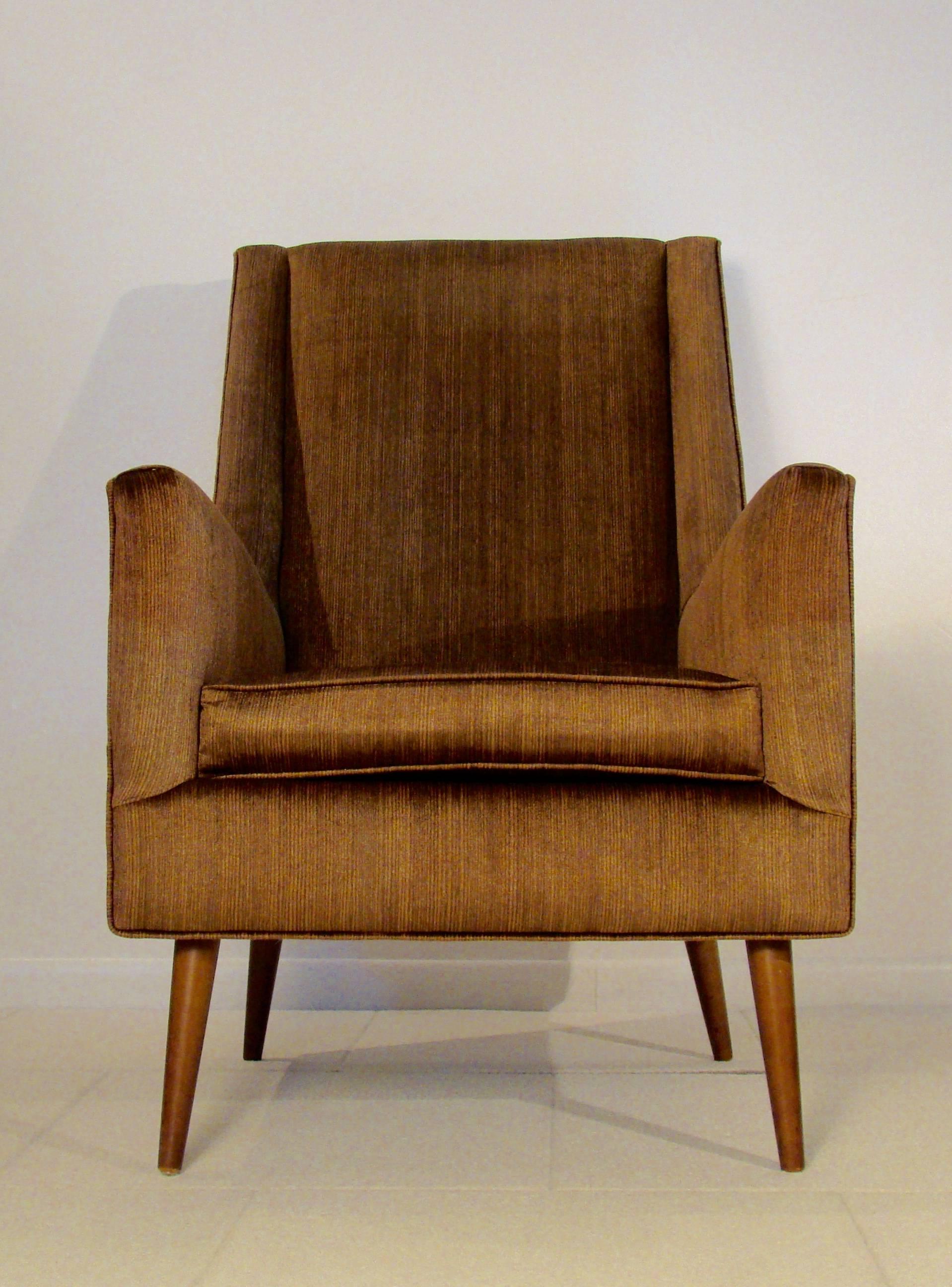 Mid-Century Modern Pair of Lounge Chairs Attributed to the Paul McCobb Planner Group, USA