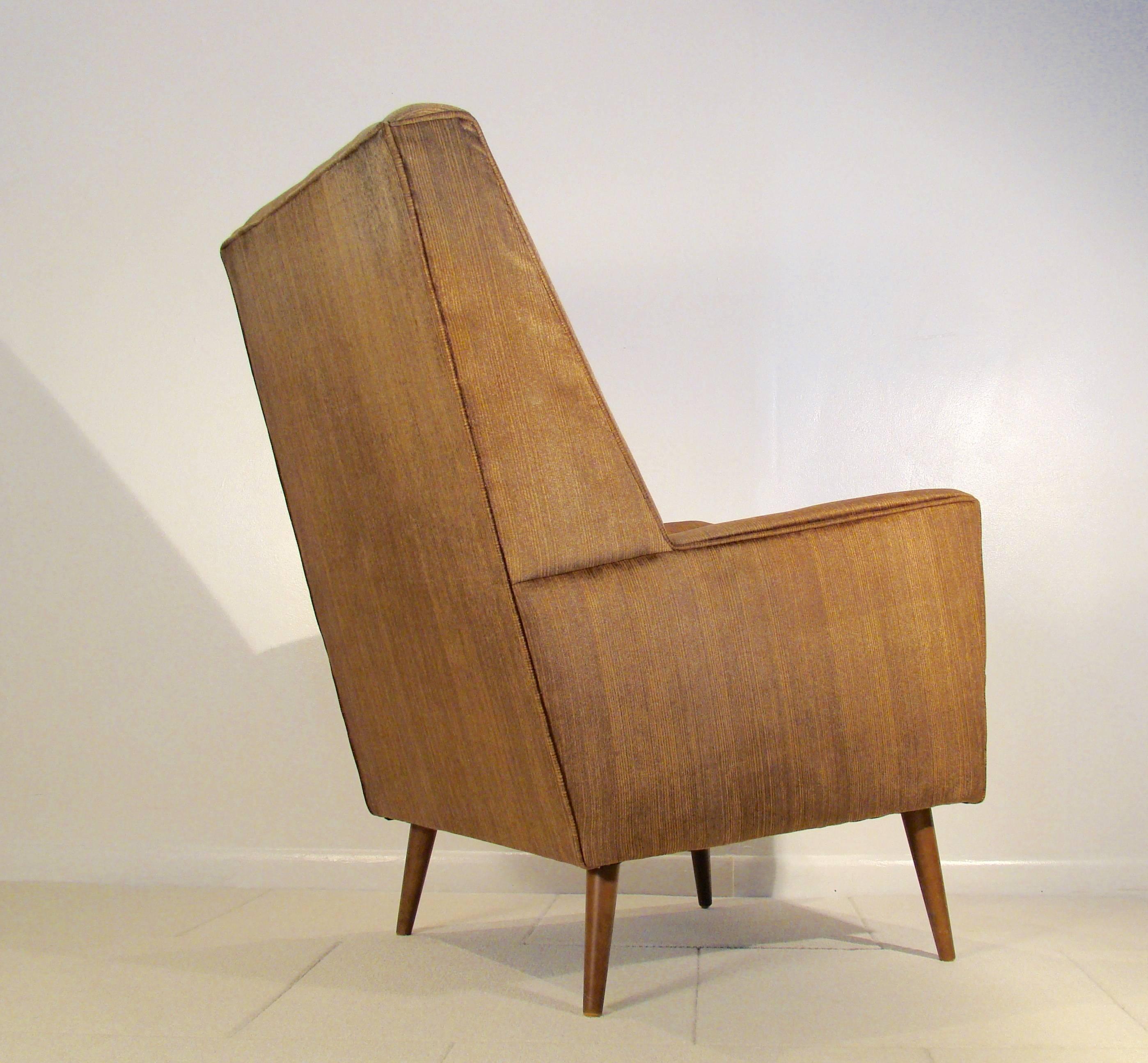 Upholstery Pair of Lounge Chairs Attributed to the Paul McCobb Planner Group, USA