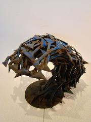 Brutalist Modernist Abstract "Sea Urchin" Sculpture