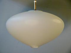 Lightolier Opaque Glass Globe Hanging Pendants SATURDAY SALE