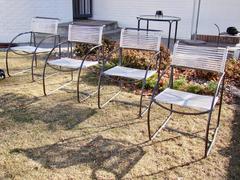 Walter Lamb for Brown Jordan Tubular Bronze Dining Set  SATURDAY SALE