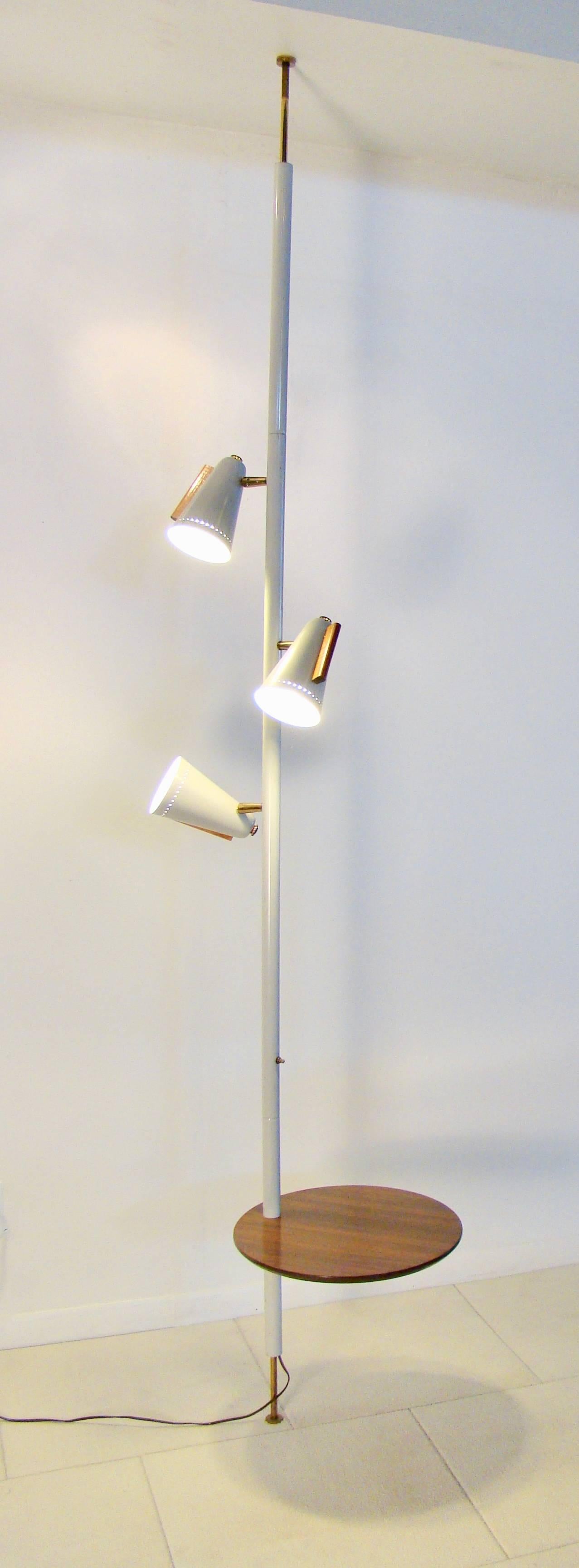 floor lamps with attached table