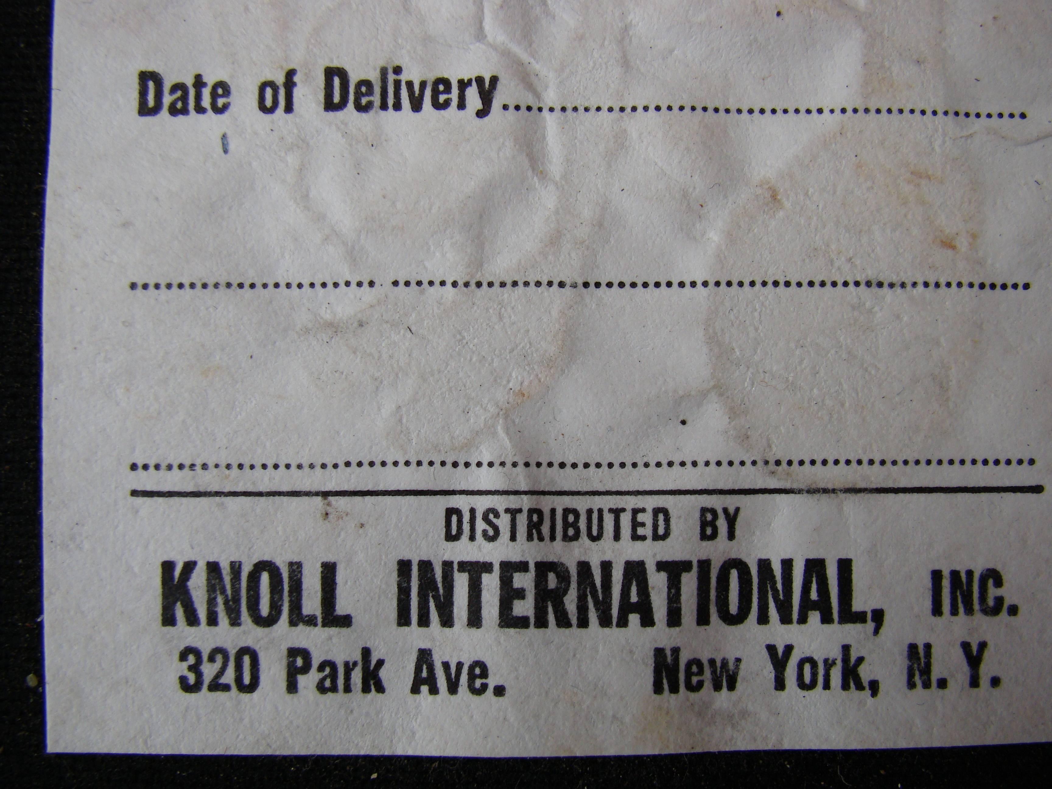 Pair of Knoll Charles Pollack 