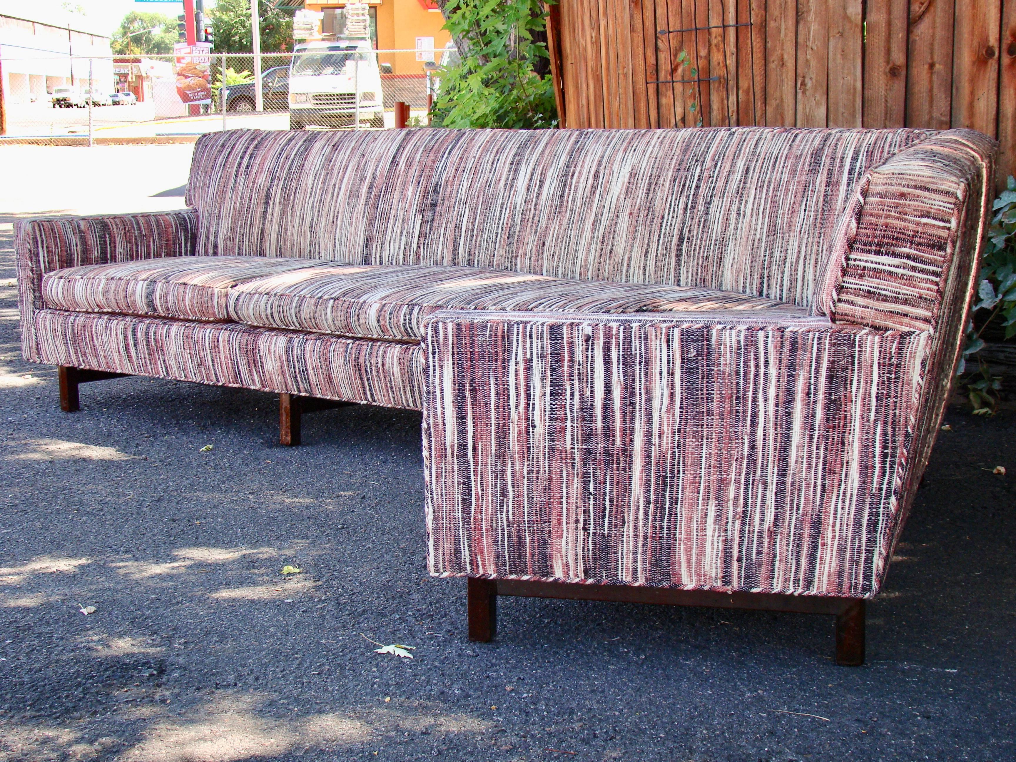 American Edward Wormley for Dunbar '45-Degree' Sectional Sofa For Sale